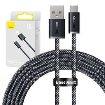 BASEUS USB kabel za USB-C Baseus Dynamic Series, 100 W, 2 m (črn)