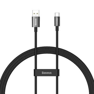BASEUS USB kabel za USB-C Baseus Superior Series, 65 W, 1 m (črn)