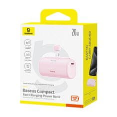 BASEUS Powerbank OS-Baseus Compact IP 5000mAh 20W (roza)