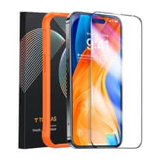 Torras Tvrdo steklo za iPhone 15 Torras InstaII Master