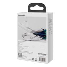 BASEUS Hitri polnilni kabel Baseus Superior Data USB na M+L+C 3,5 A 0,5 m (bel)