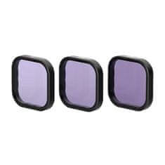 TELESIN Komplet 3 filtrov Telesin ND 8/16/32 za GoPro GoPro Hero 13 Black (S5-FLT-12-TGP)