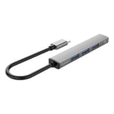 Orico Adapter Hub Orico USB-C na USB 3.0 + 3x USB 2.0 (siv)