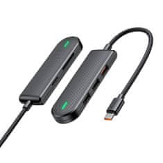 Mcdodo USB-C hub Mcdodo HU-1430 5v1 (USB2.0*3, USB3.0*1, SD/TF)
