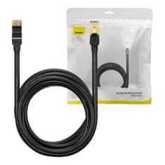 BASEUS Mrežni kabel Baseus Ethernet RJ45, 10 Gb, 8 m (črn)