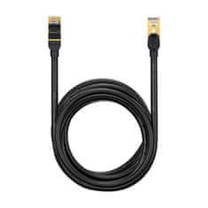 BASEUS Mrežni kabel Baseus Ethernet RJ45, 10 Gb, 8 m (črn)