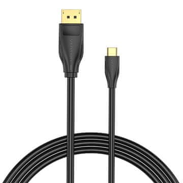 Vention USB-C kabel za DisplayPort 1.4 Vention CGYBG, 1,5 m, 8K 60 Hz/4K 120 Hz (črn)