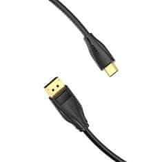 Vention USB-C kabel za DisplayPort 1.4 Vention CGYBH, 2 m, 8K 60 Hz/4K 120 Hz (črn)