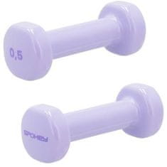 Spokey SHAPE Komplet vinilnih palic, 0,5 kg