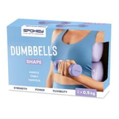 Spokey SHAPE Komplet vinilnih palic, 0,5 kg