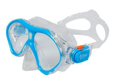 ACRAsport komplet dihalke 3v1, OTROŠKI, MODER, vključuje masko, plavuti in dihalko