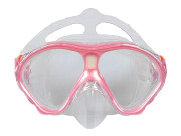 ACRAsport set dihalke 3v1, OTROŠKI, ROZA, vključuje masko, plavuti in dihalko