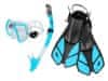 ACRAsport Komplet dihalke 3 v 1, SVETLO MODRA, S/M, plavuti 36-41