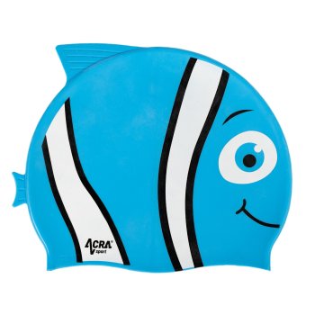ACRAsport Otroška plavalna kapa, NEMO, modra