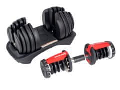 ACRAsport Nastavljiva uteži 24 kg Set 15 uteži v 1