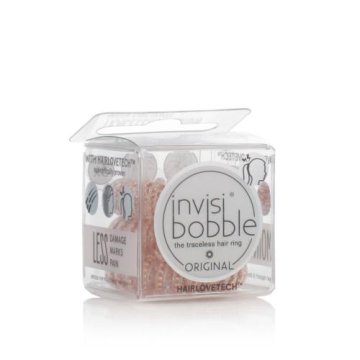 Invisibobble Original elastika za lase 3 kos Odtenek of bronze and beads - bronzová