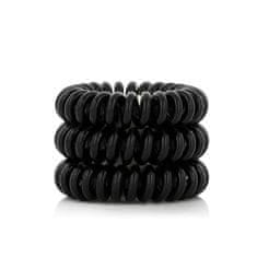 Invisibobble Power Performance Hair Spiral elastika za lase 3 kos Odtenek true black - černá