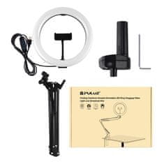 Puluz Stojalo / namizni stojalo Puluz s klipom za LED 26 cm za vloganje / streamanje na telefon PKT3090B