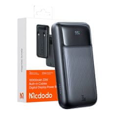 Mcdodo Power Bank Mcdodo MC-0231 Digital Dis 10000mAh, 33W (črna)
