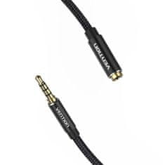 Vention Avdio kabel TRRS 3,5 mm moški na 3,5 mm ženski Vention BHCBJ 5 m črn