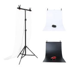 Puluz Komplet/stativ za pritrditev fotografskega ozadja Puluz 70x200cm + fotografska ozadja 2 kos DCA0976