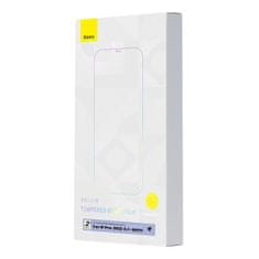 BASEUS Tvrdo steklo 0,3 mm Baseus Crystal za iPhone 14 Pro (2 kos)
