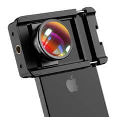 Apexel Objektiv za telefon APEXEL APL-HB100CPL 100 mm makro CPL (črn)
