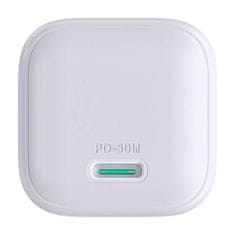 Joyroom Joyroom JR-TCG15 Mini 30W GaN polnilnik, bel