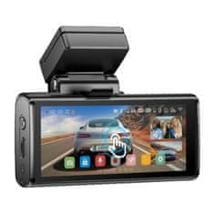 Azdome Sprednja kamera 4K, zadnja kamera 1080p in notranja kamera 1080p Azdome M580, WiFi 5GHz, GPS, G-senzor + pomnilniška kartica 64 GB