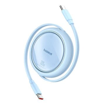 BASEUS USB-C kabel za USB-C Baseus Free2Draw, PD, 100 W, 1 m (modra)