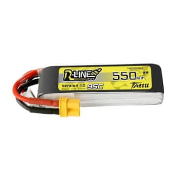 Tattu Baterija R-Line 550mAh 7.4V 95C 2S1P XT30