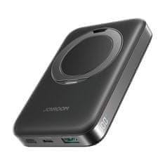 Joyroom Magnetni brezžični powerbank Joyroom JR-PBM12 22,5 W z držalom (črn)