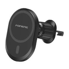 Foneng Avtomobilski nosilec za mrežo Foneng CP105 z indukcijskim polnjenjem 15 W (črn)