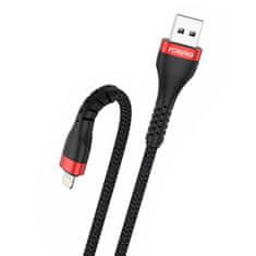 Foneng USB kabel za Lightning Foneng X82 iPhone 3A, 1 m (črn)