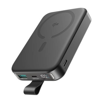 Joyroom Magnetni brezžični power bank Joyroom JR-PBM11 22,5 W s podstavkom (črn)