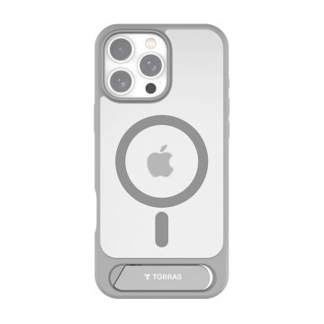 Torras Torras Pstand Series etui za iPhone 16 ProMax (siva)