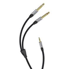 Vention Avdio kabel mini jack 3,5 mm na 2x jack 6,35 mm moški Vention BARHK 8 m
