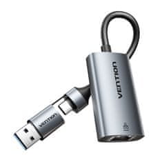 Vention Vention USB-A + USB-C adapter za Gigabit Ethernet 0,15 m
