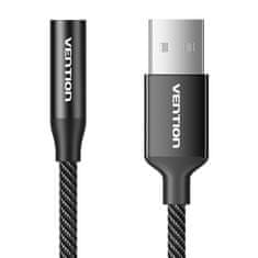 Vention Enoportna zunanja zvočna kartica USB Vention Gome 1 m (črna)