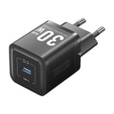 Vention Mrežni polnilnik Vention FEZW0-EU USB-C GaN (30 W) (črn)