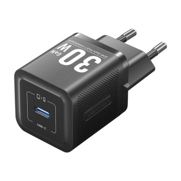 Vention Mrežni polnilnik Vention FEZW0-EU USB-C GaN (30 W) (črn)