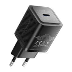 Vention Mrežni polnilnik Vention FEZW0-EU USB-C GaN (30 W) (črn)