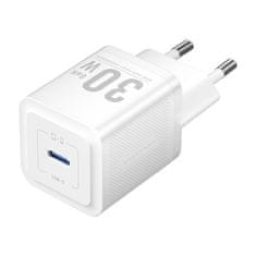 Vention Mrežni polnilnik Vention FEZB0-EU USB-C GaN (30 W) (bel)