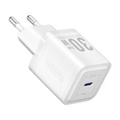 Vention Mrežni polnilnik Vention FEZB0-EU USB-C GaN (30 W) (bel)
