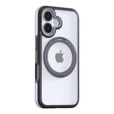 Torras Torras Ostand R Fusion etui za iPhone 16 (črno)