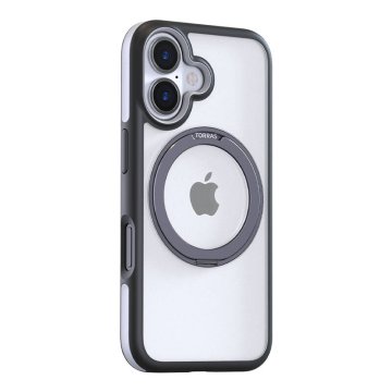 Torras Torras Ostand R Fusion etui za iPhone 16 Plus (črn)