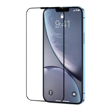 Joyroom Joyroom HQ-Z21 kaljeno steklo za iPhone 15 s črnim okvirjem in filtrom proti prahu