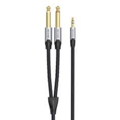 Vention Avdio kabel mini jack 3,5 mm na 2x jack 6,35 mm moški Vention BARHL 10 m