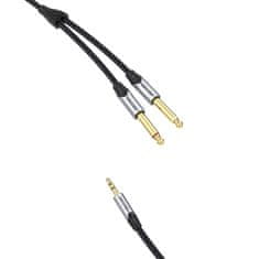 Vention Avdio kabel mini jack 3,5 mm na 2x jack 6,35 mm moški Vention BARHL 10 m