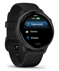 Garmin Vivoactive 6 pametna ura, črno/siva